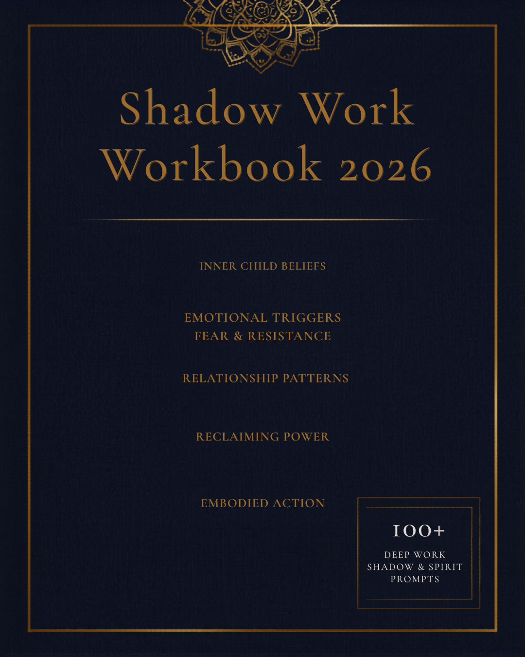 Shadow Work Workbook 2026 — Complete Bundle | Printable + Fillable PDF | Instant Digital Download